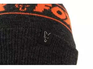 FOX Čepice COLLECTION BOBBLE - BLACK & ORANGE