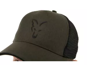 FOX kšiltovka COLLECTION TRUCKER CAP GREEN & BLACK