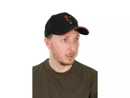 FOX kšiltovka COLLECTION BASEBALL CAP BLACK & ORANGE