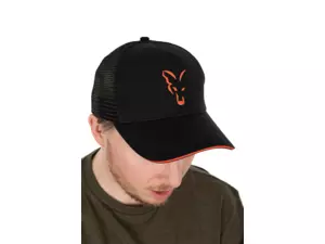 FOX kšiltovka COLLECTION BASEBALL CAP BLACK & ORANGE