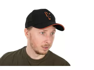 FOX kšiltovka COLLECTION BASEBALL CAP BLACK & ORANGE