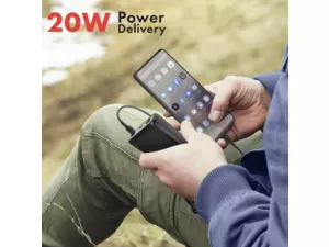 SWISSTEN POWER LINE POWER BANK 30000 mAh POWER DELIVERY černá