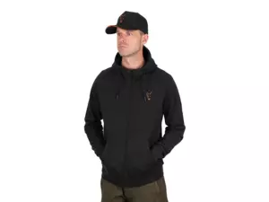 FOX Mikina COLLECTION LW HOODY BLACK & ORANGE VÝPRODEJ