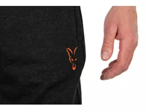 FOX Kraťasy COLLECTION LW JOGGER SHORT BLACK & ORANGE