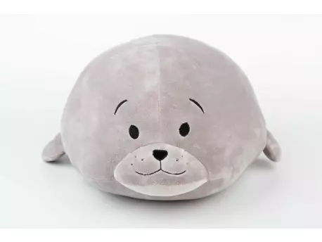 Plyšák SLEEP WELL polštářek mikrospandex 35cm - TULEŇ ŠEDÝ