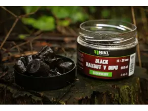 Nikl Black halibut v dipu Strawberry 250g