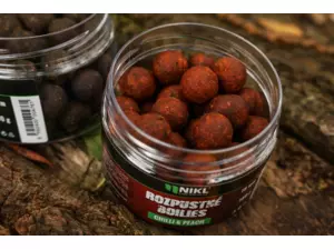 Nikl Rozpustné boilies Chilli & Peach 150g