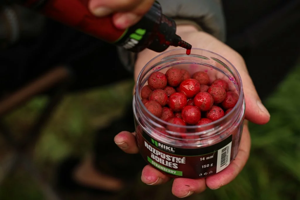 Nikl Rozpustné boilies Strawberry 150g