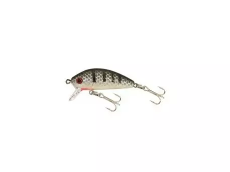 Kamasaki Wobler Perch 2 Stříbrná-Černé Pruhy 4cm 5,5g