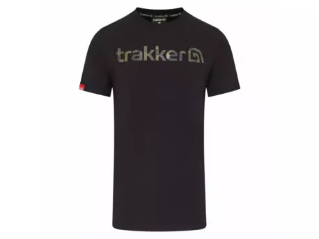 Trakker Products Trakker Tričko CR Logo T-shirt Black Camo