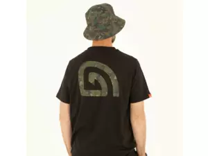 Trakker Products Trakker Tričko CR Logo T-shirt Black Camo