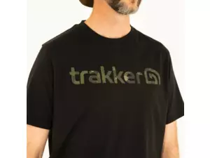 Trakker Products Trakker Tričko CR Logo T-shirt Black Camo