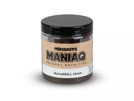 MIKBAITS ManiaQ boilie v dipu 250ml - NutraKRILL 16mm