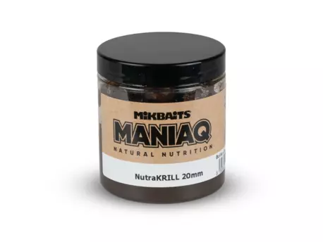 MIKBAITS ManiaQ boilie v dipu 250ml - NutraKRILL 20mm