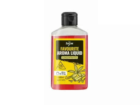 Carp Zoom Favourite Aroma Liquid Pellet Plus - 200 ml/sladké koření