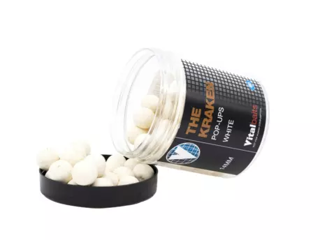 Vitalbaits Pop-Up The Kraken White 80g 18mm