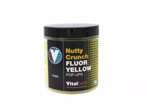 Vitalbaits Pop-Up Nutty Crunch Fluor Yellow 80g 18mm