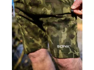 Sonik Kraťasy Camo Fleece Shorts