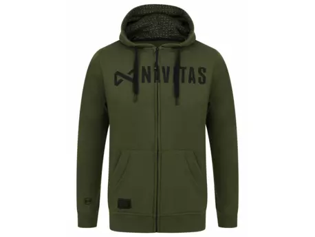 Navitas Mikina CORE Zip Hoody Green