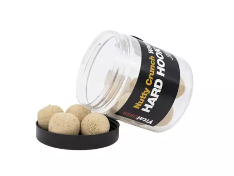 Vitalbaits Boilies Hard Hook Bait Nutty Crunch White 100g 24mm