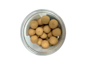 Vitalbaits Boilies Hard Hook Bait Nutty Crunch White 100g 24mm