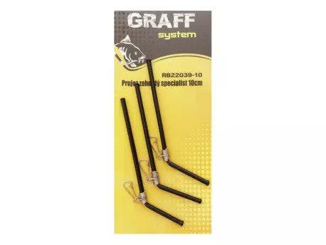 Graff Průjezd zahnutý Specialist 10cm 3ks Černý