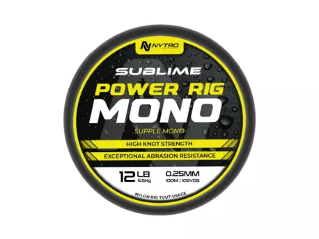 Nytro Vlasec Sublime Power Rig Mono 100m 0,09mm 0,75kg