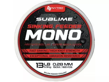 Nytro Vlasec Sublime Sinking Feeder Mono 150m 0,16mm 1,4kg