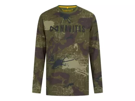 Navitas Tričko Identity Camo Long Sleeve Tee