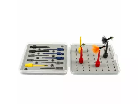 Snowbee Vázací sada s krabičkou Fly Tying Display Set