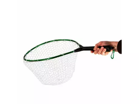 Snowbee Podběrák s gumovou síťkou a magnetem Rubber Mesh Hand Trout Net - Medium