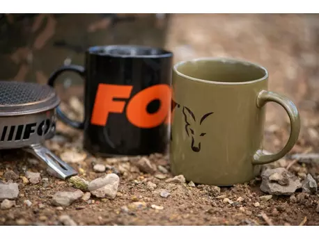 Fox Hrnek Collection Ceramic Mug Green Black 350 ml