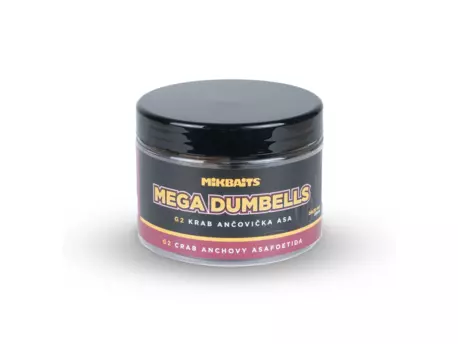 MIKBAITS Gangster Mega Dumbells 500ml - G2 Krab Ančovička Asa 24x30mm