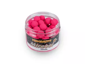 MIKBAITS Mirabel Fluo boilie 150ml - Jahoda 12mm