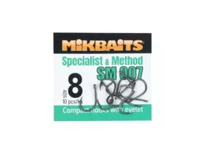 MIKBAITS SPECIALIST & METHOD háčky - SM 007 hook č.8 10ks