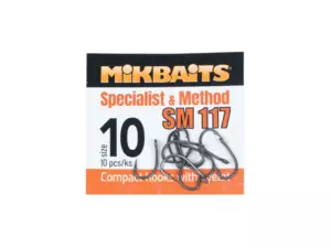 MIKBAITS SPECIALIST & METHOD háčky - SM 117 hook č.10 10ks