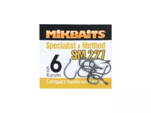 MIKBAITS SPECIALIST & METHOD háčky - SM 227 hook č.6 10ks