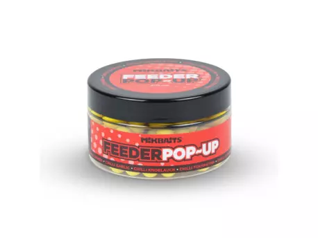 MIKBAITS Feeder pop-up 100ml - Chilli Česnek 8 + 12 mm