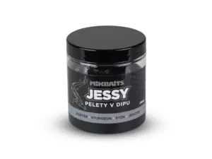 MIKBAITS Jessy jeseter řada - Jessy 20mm pelety v dipu 250ml