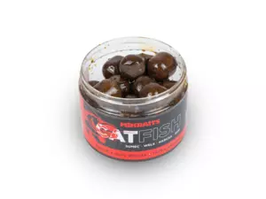 MIKBAITS Catfish sumec řada - Játra Halibut 50x30mm boilie v dipu 500ml