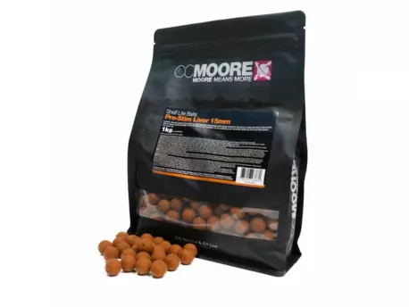 CC Moore Pro-Stim Liver - Trvanlivé boilie 15mm 1kg 