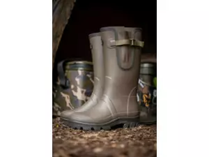 Fox Holínky Neoprene Lined Camo Khaki Wellies