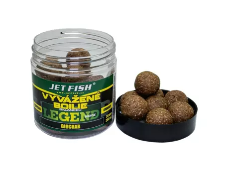 JETFISH Legend Range - Vyvážené boilie 250ml 24mm