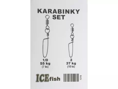 ICE FISH Karabinky set