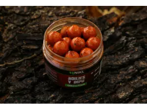 Nikl Boilies v dipu Chilli & Peach - 18+20mm, 250g