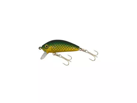 Kamasaki Wobler Perch 1 Olejovo zelená, šupinatá 3cm 3g