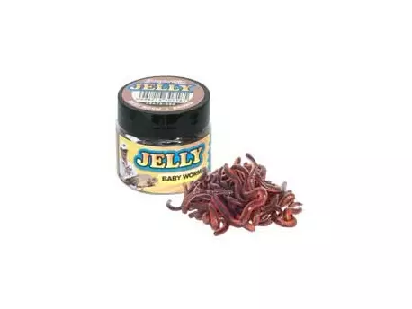 Benzar Mix Gumová nástraha Jelly Baits Baby Worm Hnědá