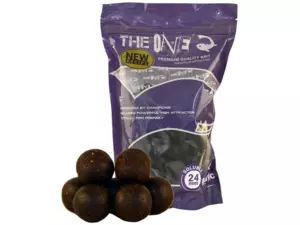 THE ONE Rozpustné boilies Purple Soluble Česnek 1 kg VÝPRODEJ