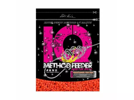 LK Baits IQ Method Feeder Speed Pellets 600g Pikantní broskev/Spicy Peach 4mm