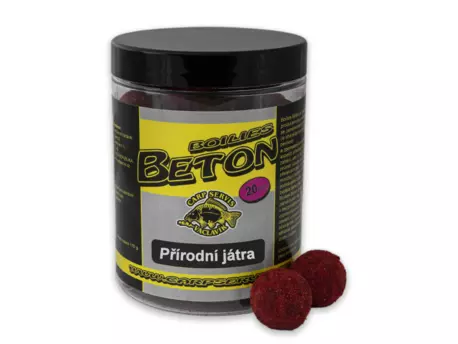 CSV Boilies Boss2 BETON Přírodní játra - 170 g/20 mm